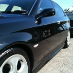 Platinum Plus valet on an executive cars exterior