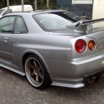 Skyline nearside rear after valet
