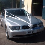 Valet for a wedding car front